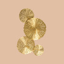 GobekUsa Lotus Leaf Etched Brass Wall Sconce - Metal Art Deco Stairs Lamp