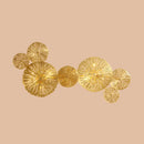 GobekUsa Lotus Leaf Etched Brass Wall Sconce - Metal Art Deco Stairs Lamp