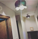 Large Lotus Galvanized Ceiling Light