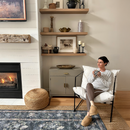 Modern Lounge Chair with Removable Cushion by Decor Steals