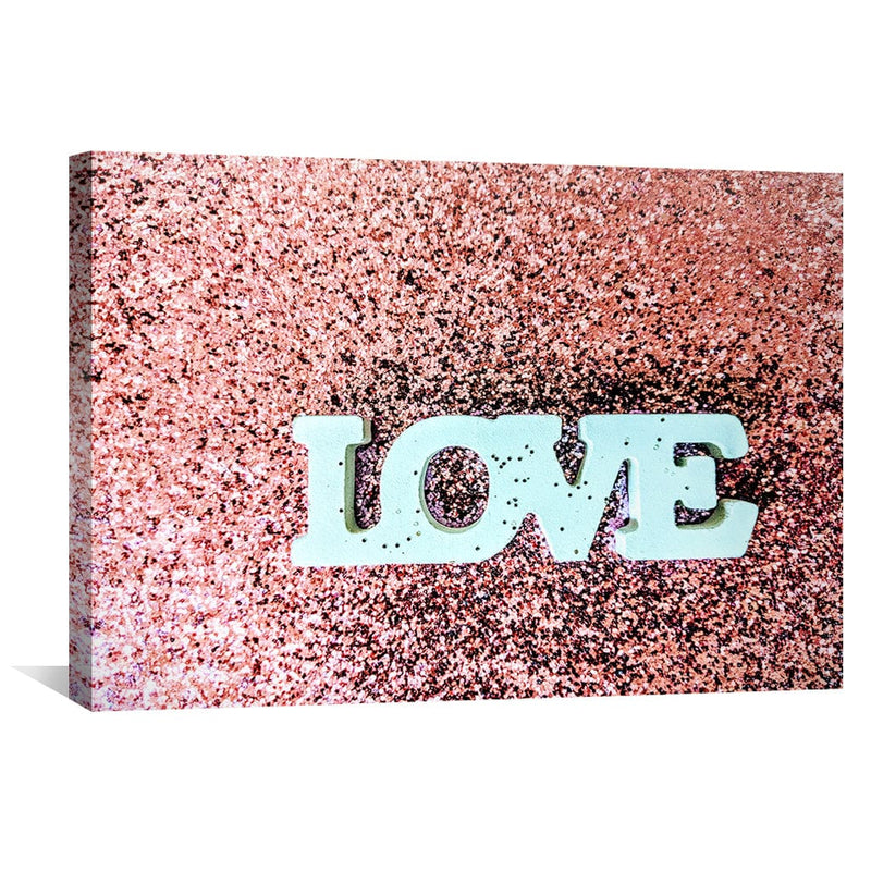 Love in Pink Canvas