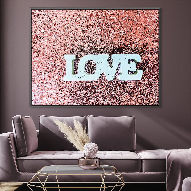 Love in Pink Canvas