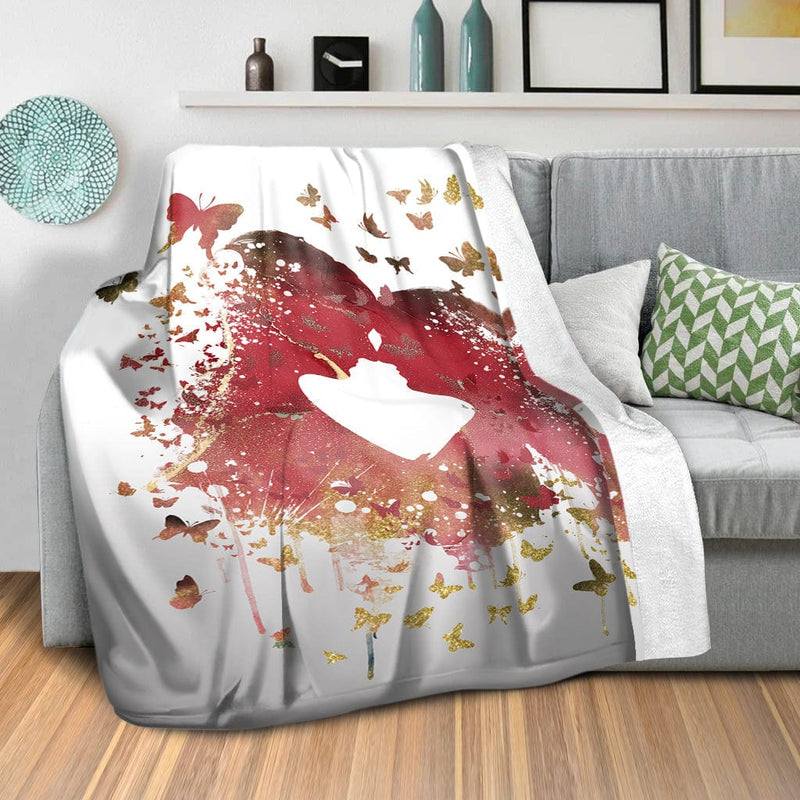 Love in the Butterflies Blanket