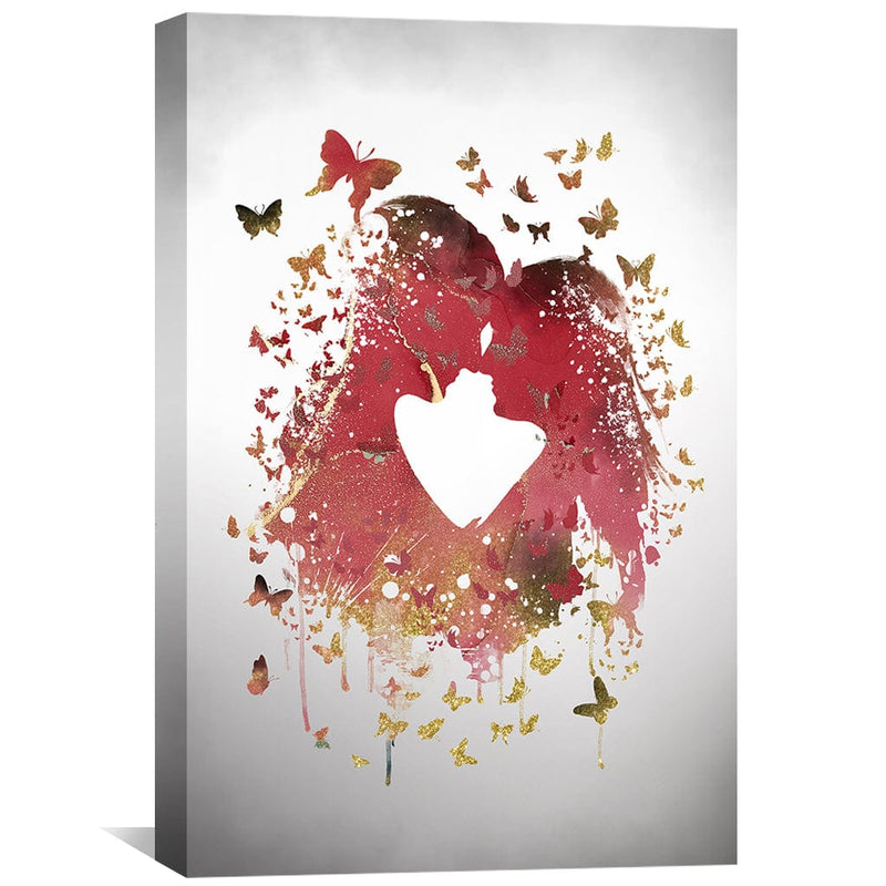 Love in the Butterflies Canvas