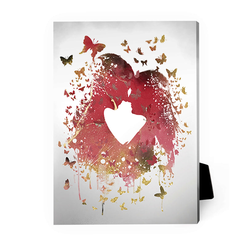 Love in the Butterflies Desktop Canvas