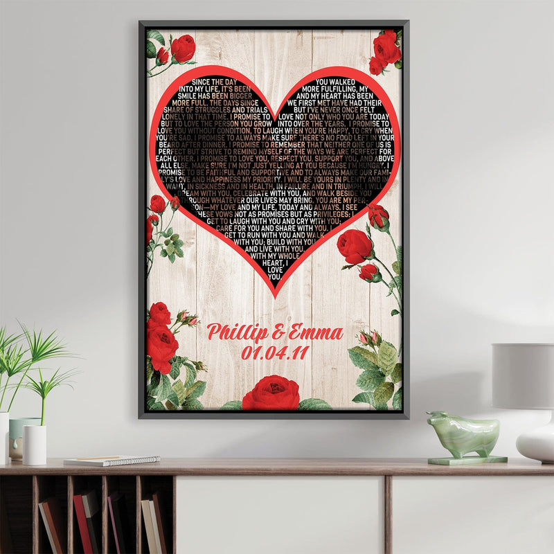 Love Poem Canvas