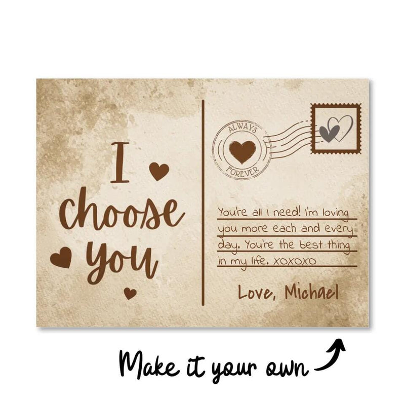 Love Postcard Canvas