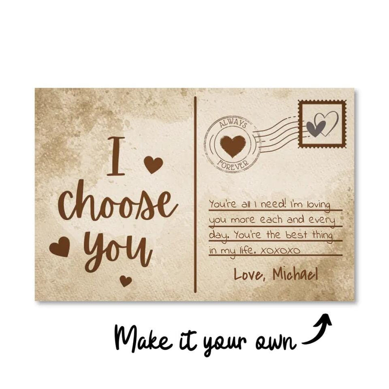 Love Postcard Canvas