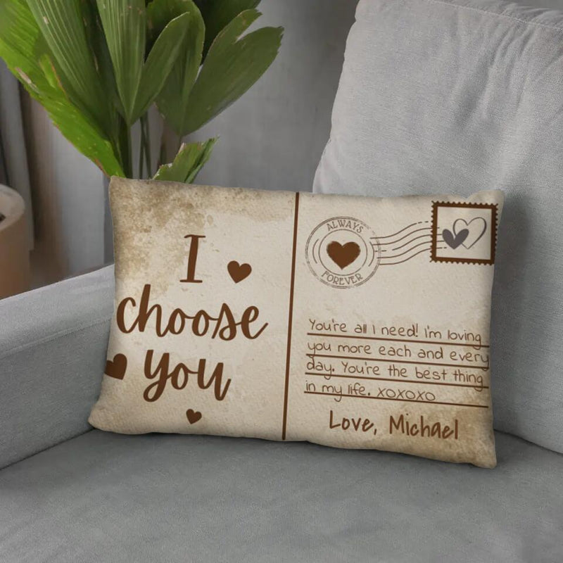 Love Postcard Cushion