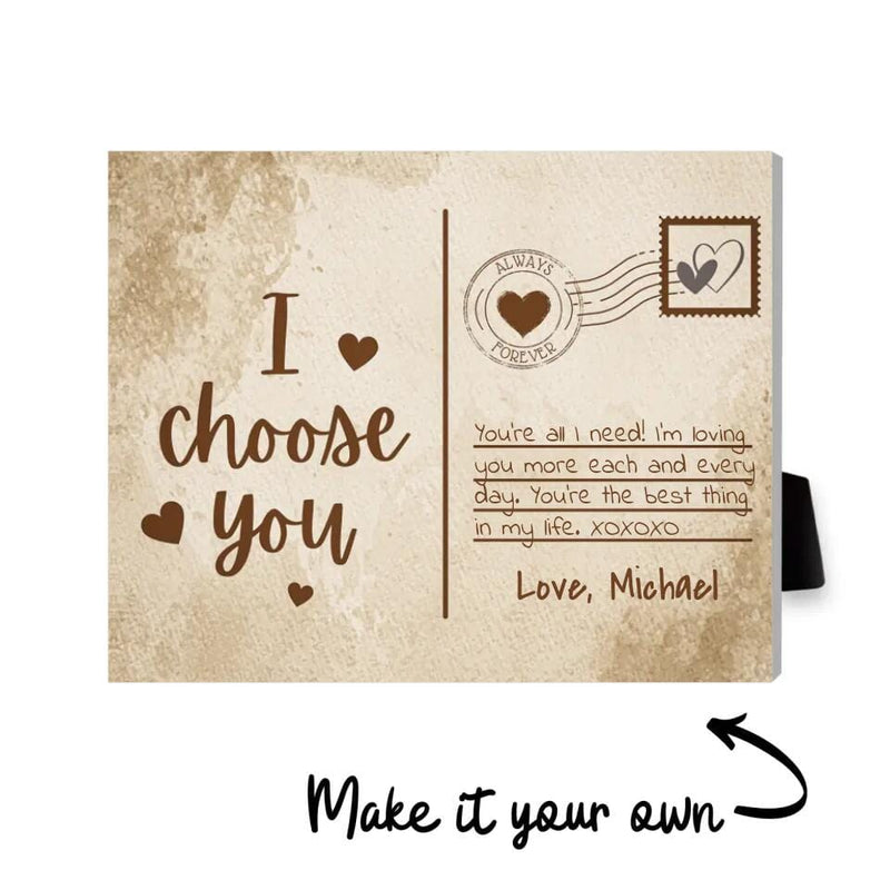 Love Postcard Desktop Canvas