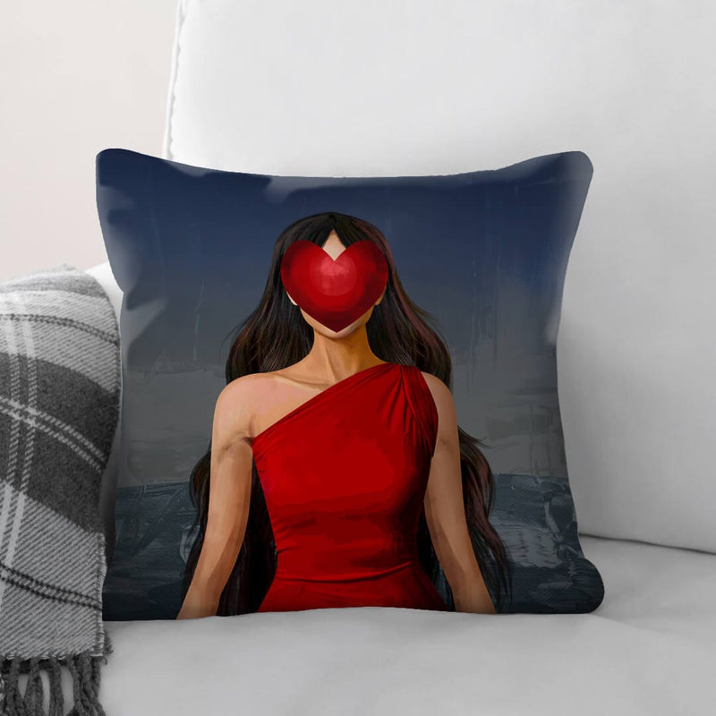 Love Wear a Red Dress Cushion