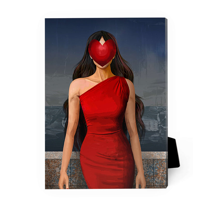 Love Wear Red Dress Desktop Canvas