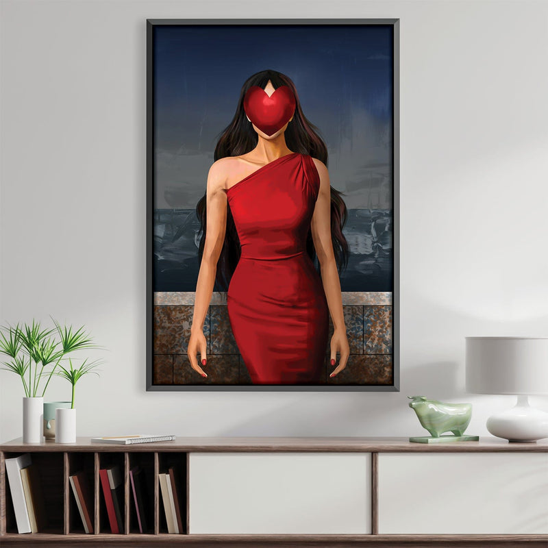 Love Wears a Red Dress Canvas