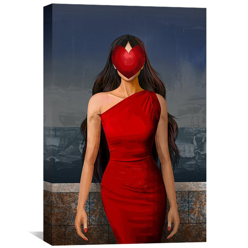 Love Wears a Red Dress Canvas