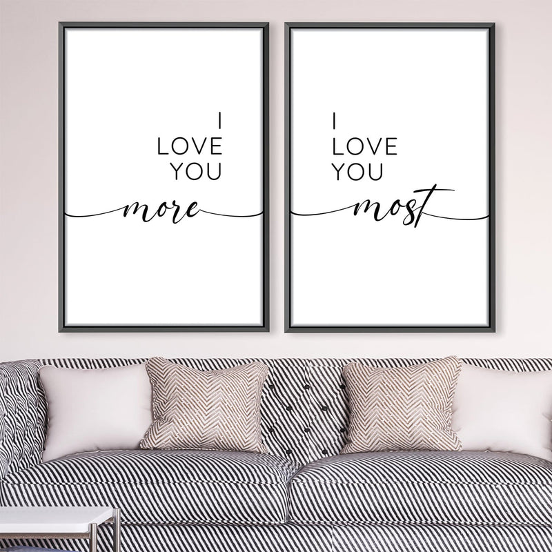 Love You More & Most Canvas