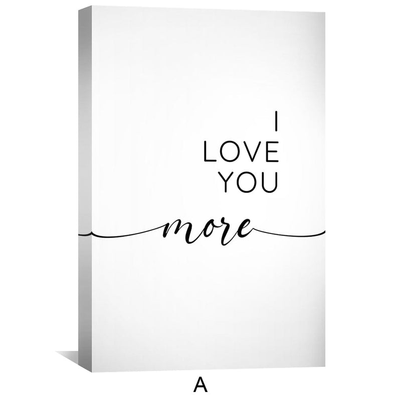 Love You More & Most Canvas