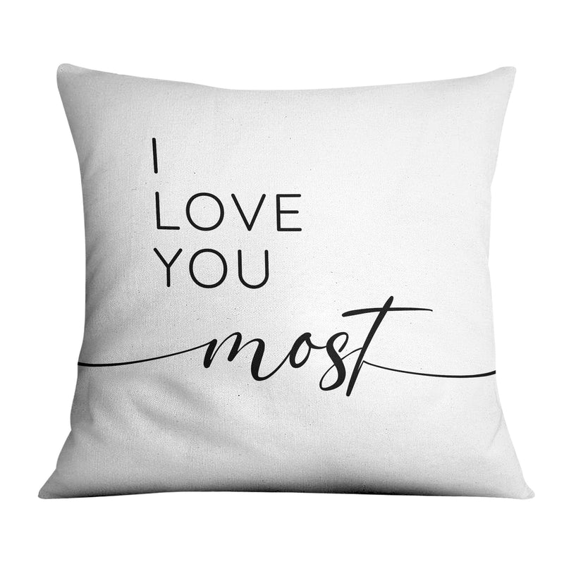 Love you More & Most Cushion