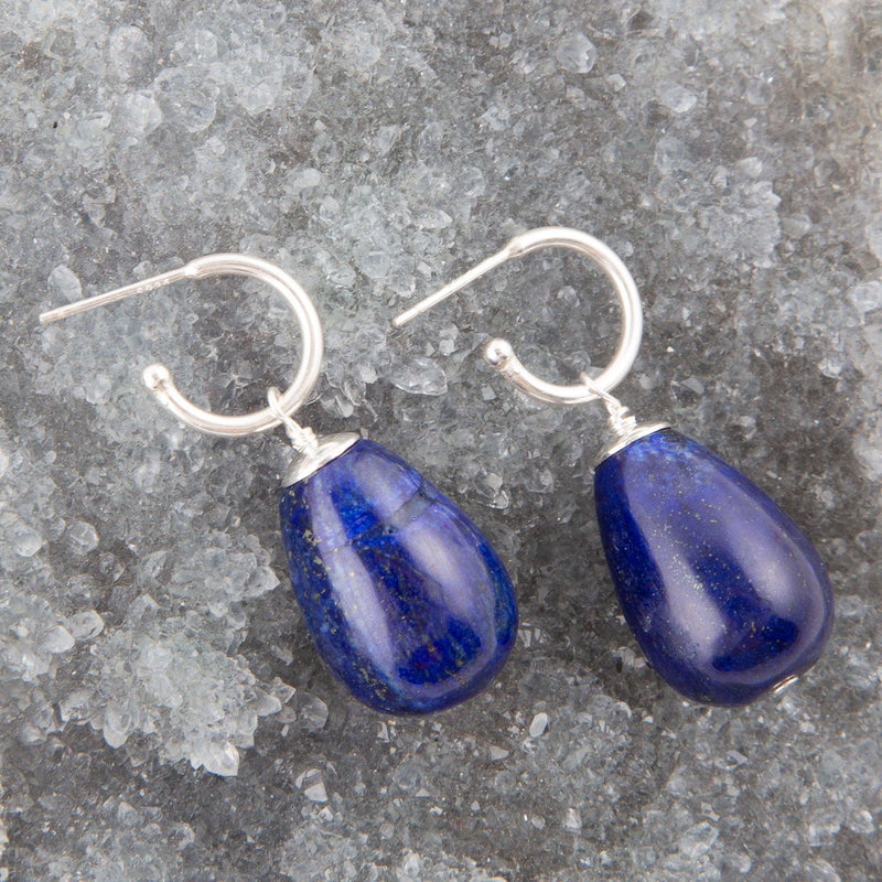 Lovely Lapis Drop Earrings