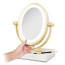Brooklyn LED Lighted Makeup Mirror with Magnification & Marble Tray