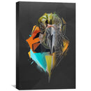 Low Poly Ara Dark Canvas