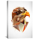 Low Poly Eagle 1 Light Canvas