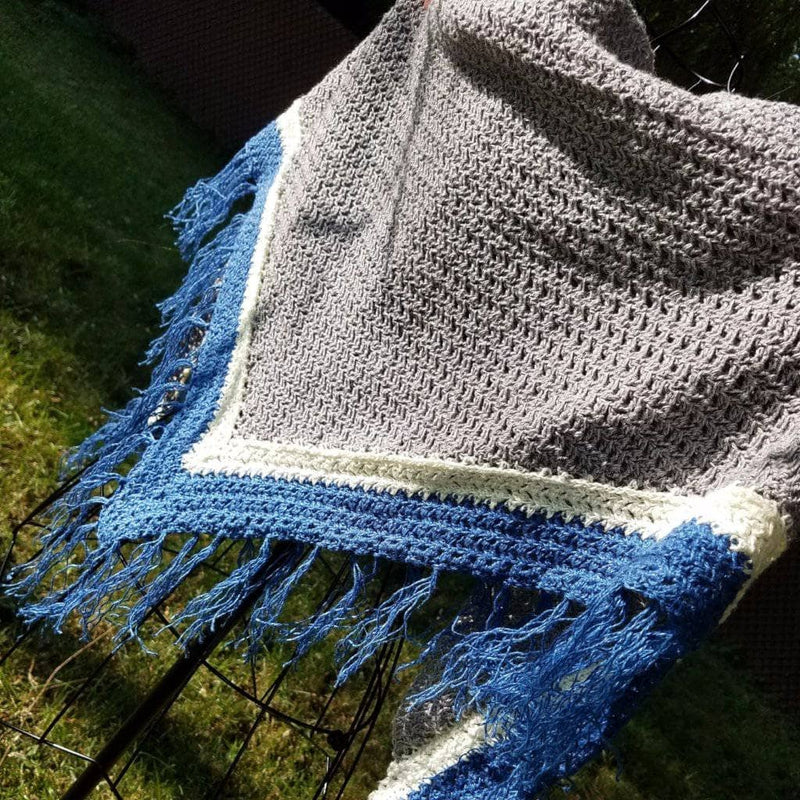 Low Tide (Stingray) Shawl Crochet Pattern