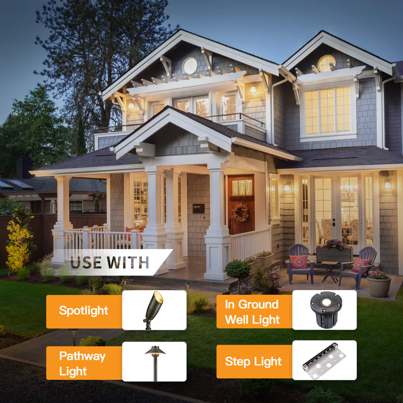 Gardenreet 12/2,14/2,16/2 Low Voltage Landscape Wire, 100/250/500 Feet Outdoor Direct Burial Landscape Lighting Cable for Spotlights, Path Lights, Well lights(UL Listed)