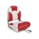 Low Back Boat Seat Folding Fishing chair with Thickened High-density Sponge Padding-Red by LJGDeals