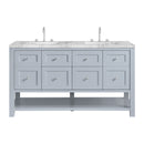 James Martin Breckenridge 60" Double Bathroom Vanity, Serenity Blue