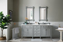 James Martin Brittany 72" Double Bathroom Vanity, Urban Gray
