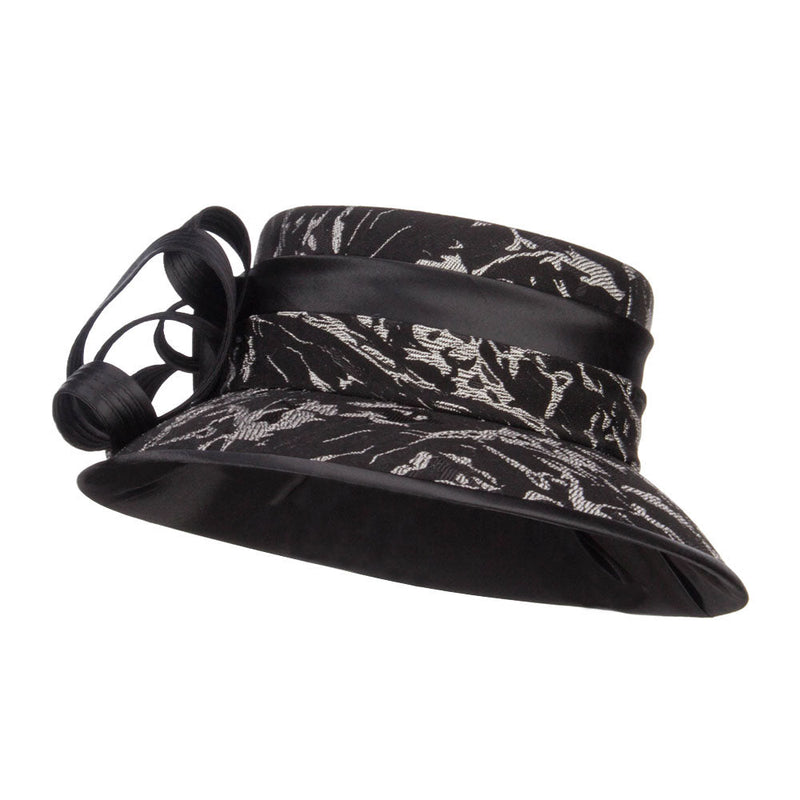 Telescope Crown Fashion Organza Hat