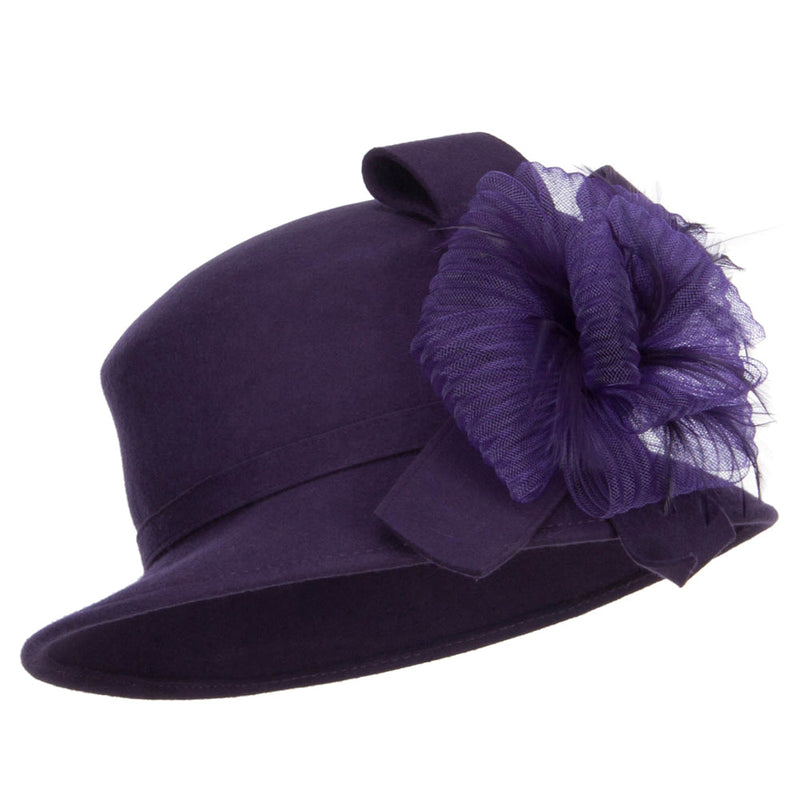 Big Loops Wool Felt Fashion Hat