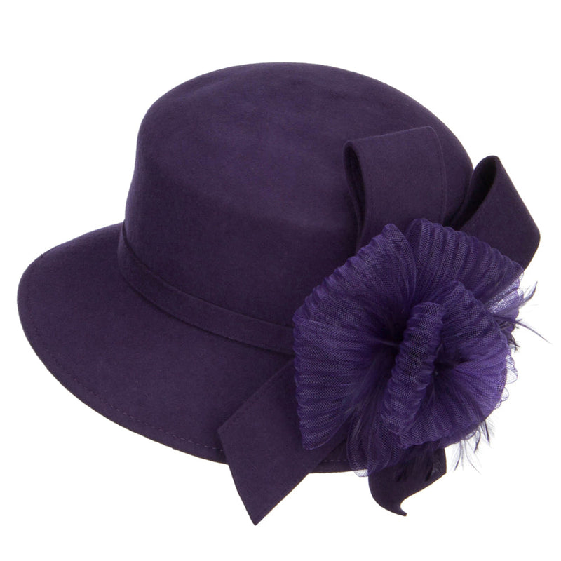 Big Loops Wool Felt Fashion Hat