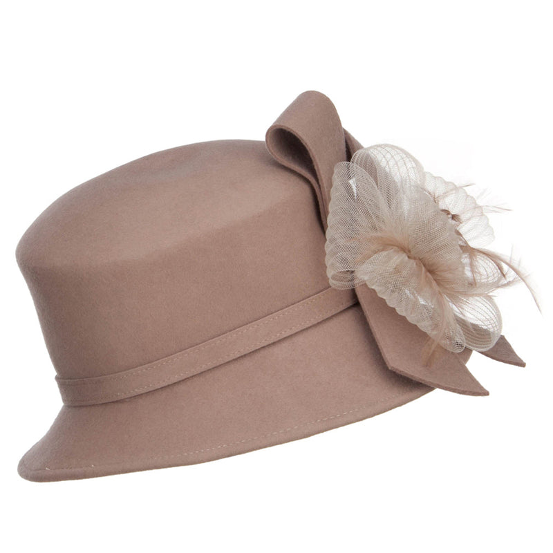 Big Loops Wool Felt Fashion Hat