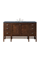 James Martin Addison 60" Single Bathroom Vanity, Mid-Century Acacia