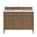 James Martin Brittany 48" Single Bathroom Vanity, Pecan