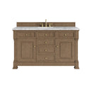 James Martin Brookfield 60" Single Bathroom Vanity, Pecan