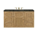 James Martin Laurent 48" Dual Mount Single Bathroom Vanity, Light Natural Oak
