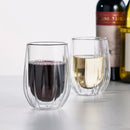 Double-Walled Stemless Wine Glasses Set of 2 by Viski