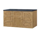 James Martin Laurent 48" Dual Mount Single Bathroom Vanity, Light Natural Oak