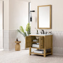 James Martin Breckenridge 30" Single Bathroom Vanity, Light Natural Oak