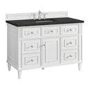 James Martin Lorelai 48" Single Bathroom Vanity, Bright White
