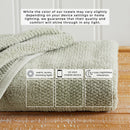 100% Cotton Woven Texture Bath Towel Set - Marbella Collection by Great Bay Home