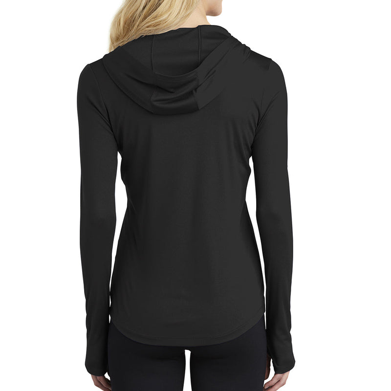 Ladies Big Size PosiCharge Hooded Pullover
