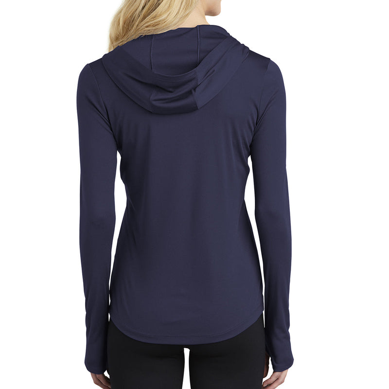 Ladies Big Size PosiCharge Hooded Pullover