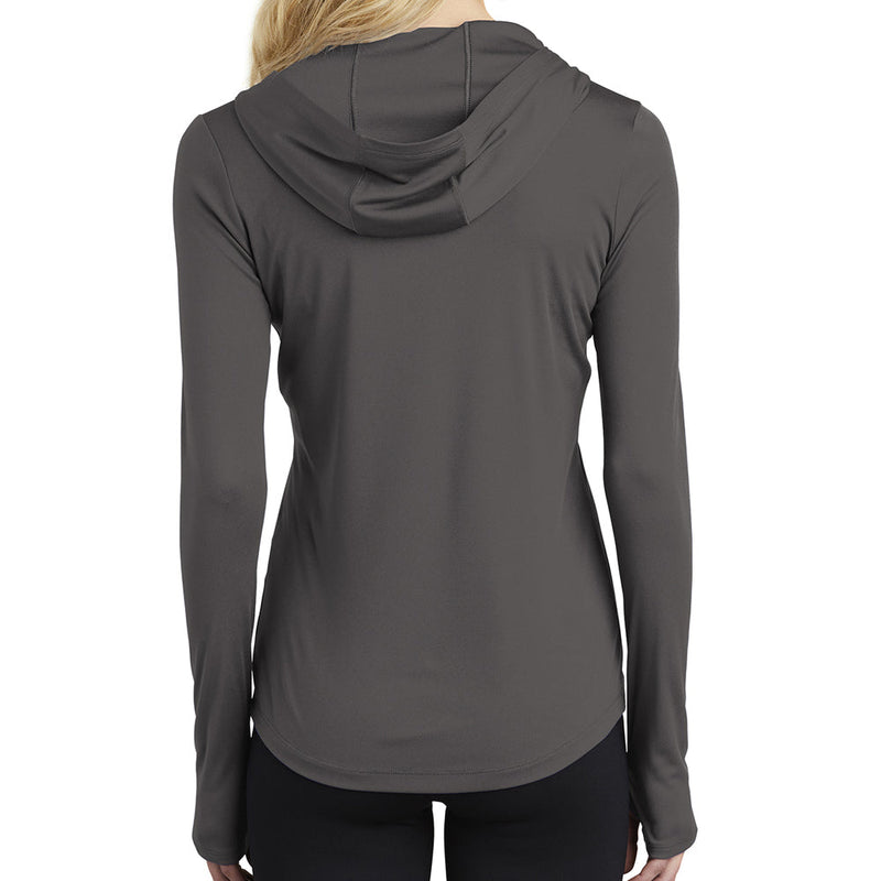Ladies Big Size PosiCharge Hooded Pullover