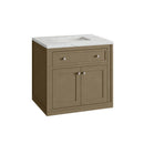 James Martin Chicago 30" Single Bathroom Vanity, Walnut Whisper