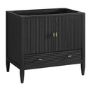 James Martin Myrrin 36" Single Bathroom Vanity, Carbon Oak