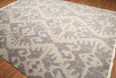 9' x 12' Hand knotted 100% Wool Modern Area Rug full pile 9x12 Gray