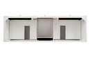 James Martin Bristol 72" Double Bathroom Vanity, Bright White